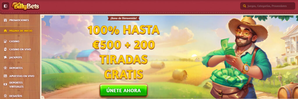 Billybets Casino Bonos