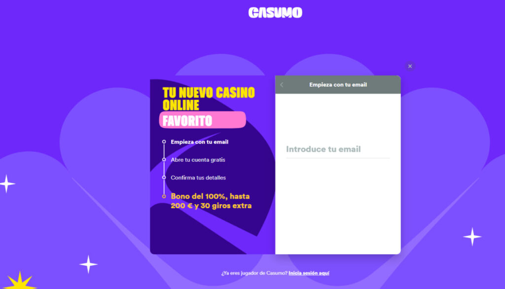 Casumo Casino Login