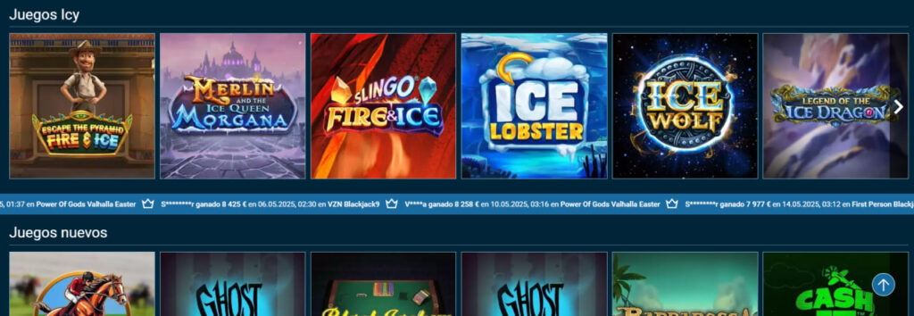 Ice36 Casino Juegos