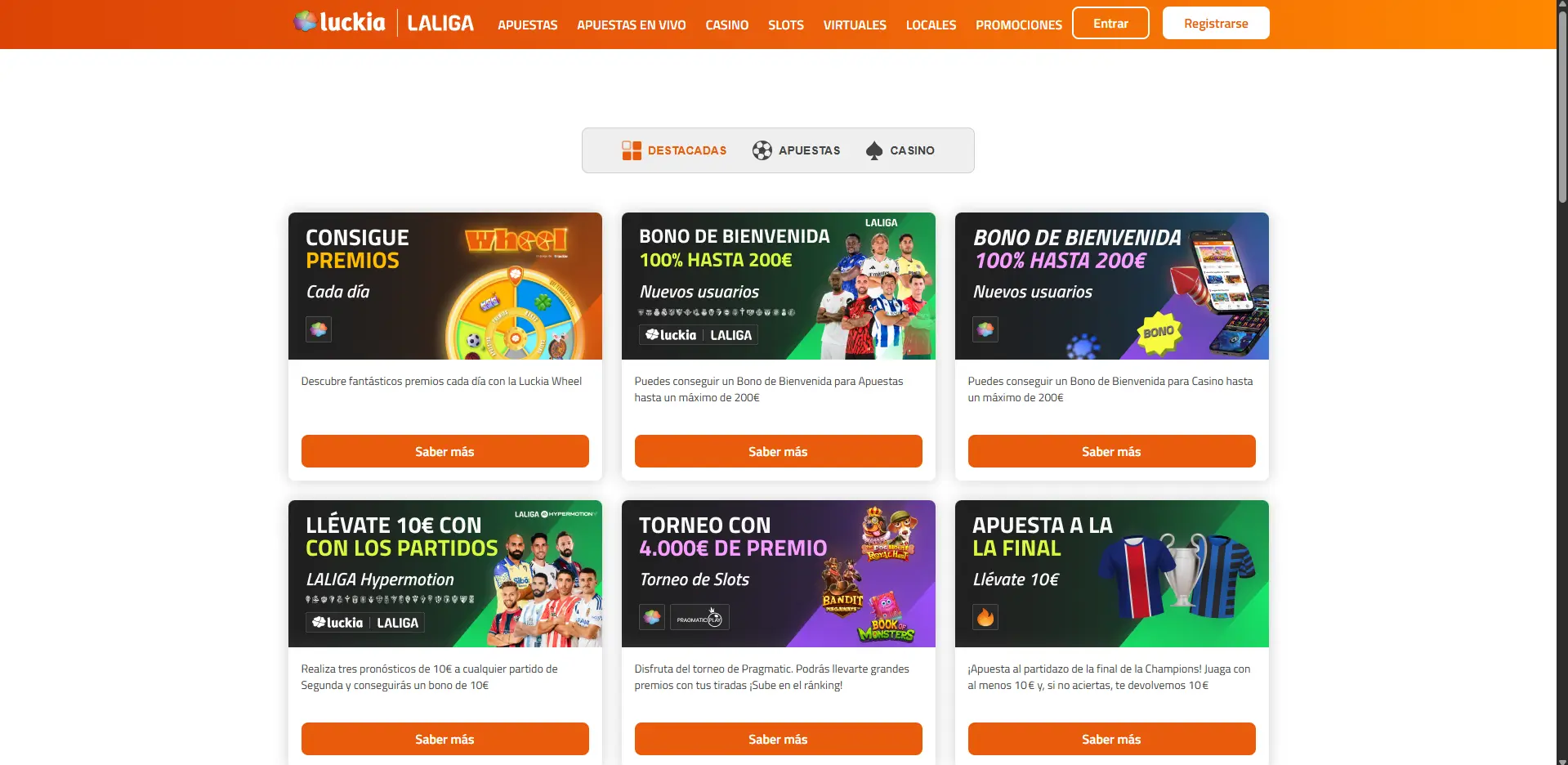 Luckia Casino bonos