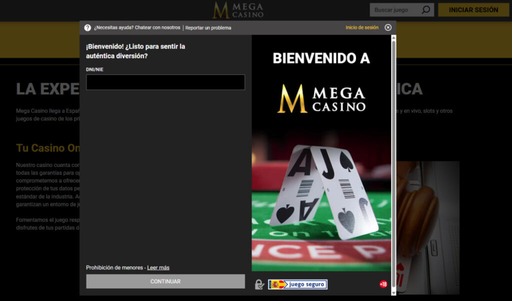 Mega Casino Login