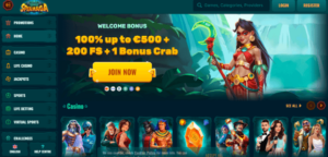 Spinanga menú principal