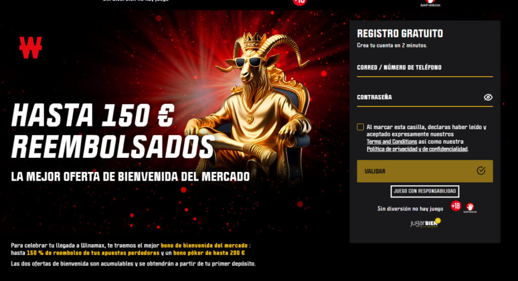 Winamax Casino Bonos