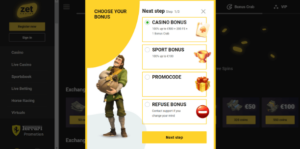ZetCasino Bonos