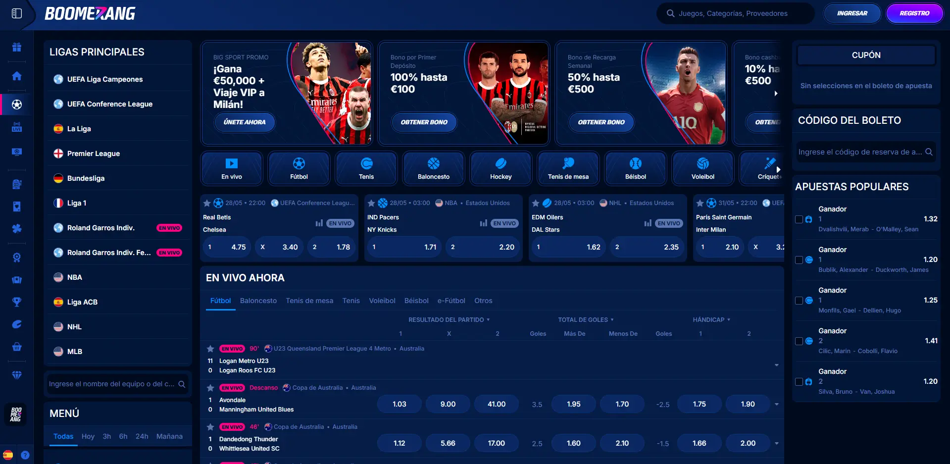 boomerang bet apuestas